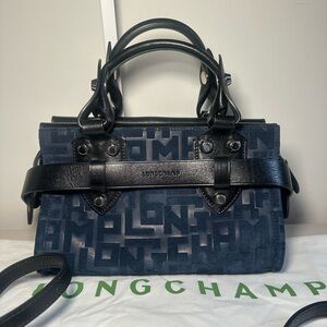 Longchamp La Voyageuse - Suede and leather